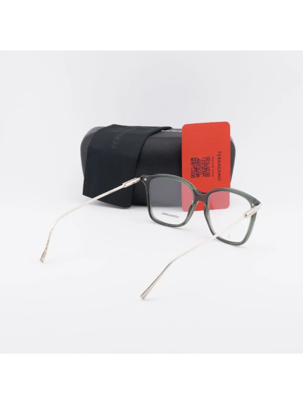 Salvatore Ferragamo SF2992 320 Eyeglasses Khaki 53mm Square Frame